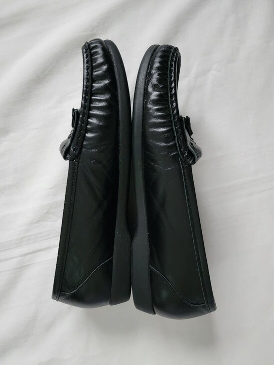 SAS Women's Tripad Comfort Black Leather Kiltie Tassel Slip-On Loafer Size 9 ½ M - Picture 6 of 13